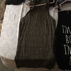 Assorted tank tops